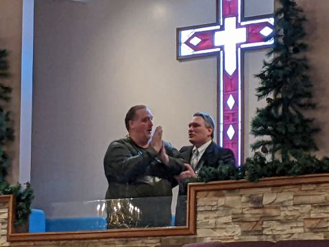 A couple of recent baptisms, photo 2