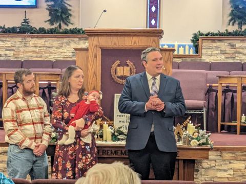 Baby Dedication of Felicity Jo Burkholder, photo 2
