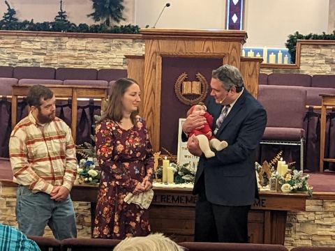 Baby Dedication of Felicity Jo Burkholder, photo 3