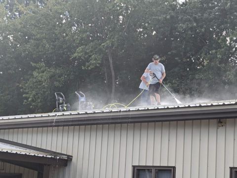 Re-sealing Church Roof, photo 3