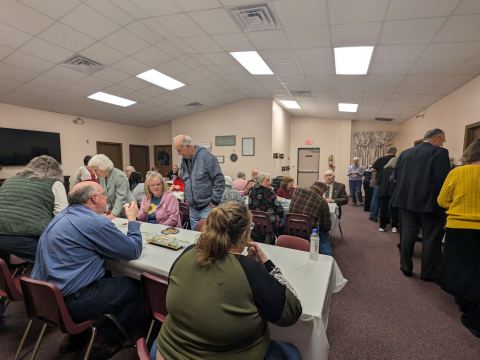 Fellowship Time During Sunday Evening Service, photo 5