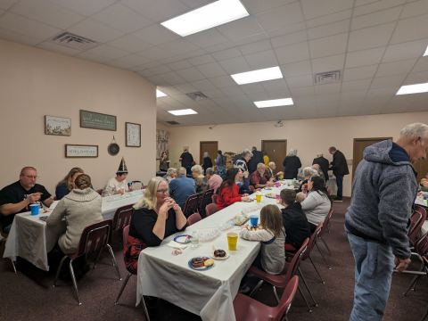 Fellowship Time During Sunday Evening Service, photo 7