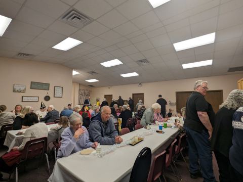 Fellowship Time During Sunday Evening Service, photo 8