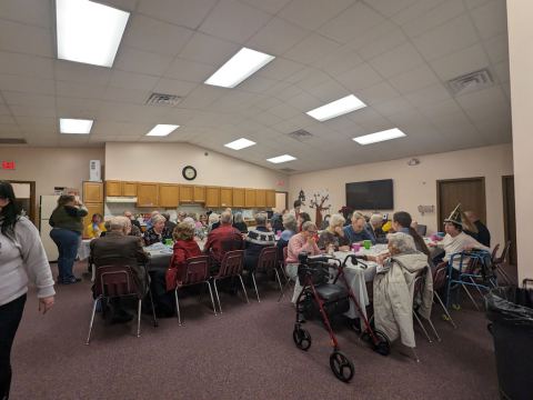 Fellowship Time During Sunday Evening Service, photo 9